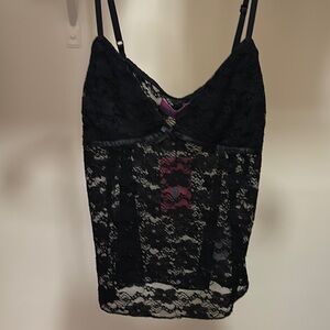 Edikted Black Lace Top